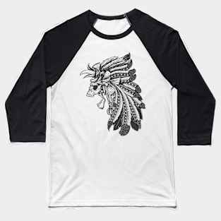 Skull Of Dayak Baseball T-Shirt